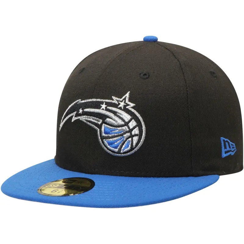 men8217s orlando magic new era blackblue official team color 2tone 59fifty fitted hat